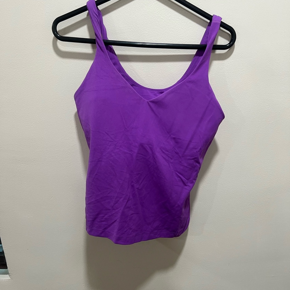 Lululemon Athletica Purple Fitted Camisole Tank Top